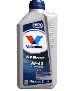 VALVOLINE SYNPOWER MST C3 5W40 1L